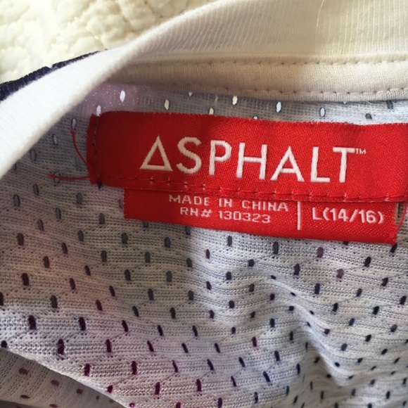 Asphalt Galaxy Print Number 13 Jersey Top Large Cotton - Picture 6 of 6